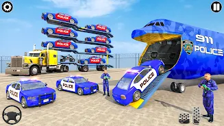 Police Transport Car Parking 스크린샷 1