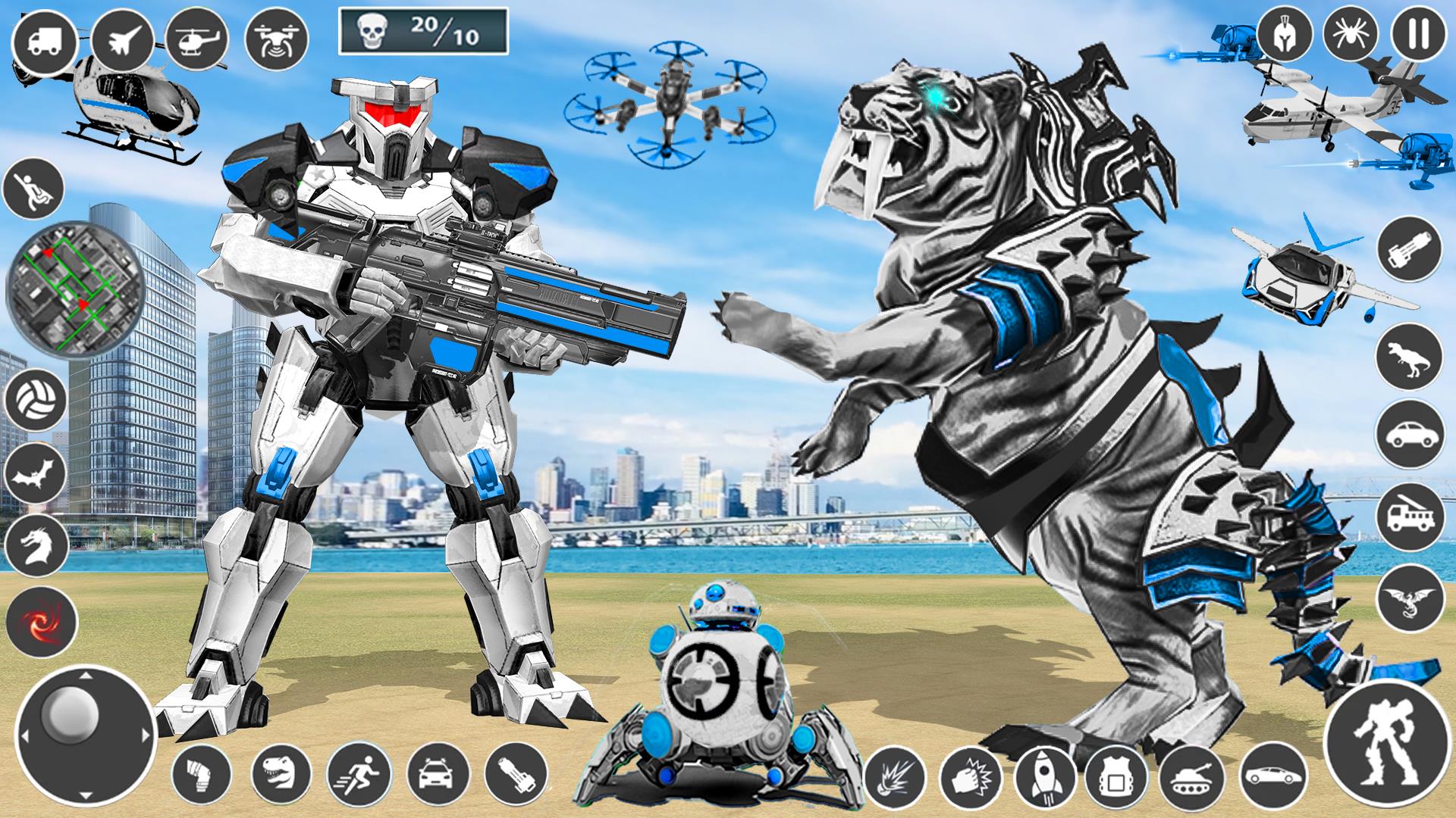 Multi Robot Car Transform Game Screenshot 1