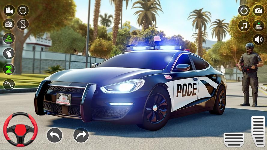 Cop Car Parking: Driving Games Capture d'écran 2