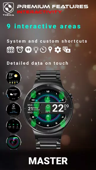 Master Watch Face 螢幕截圖 2