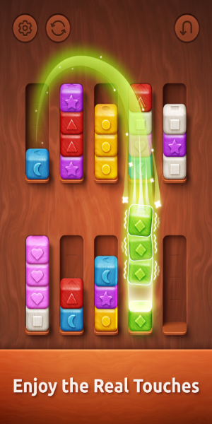 Colorwood Sort Puzzle Game Mod 螢幕截圖 1