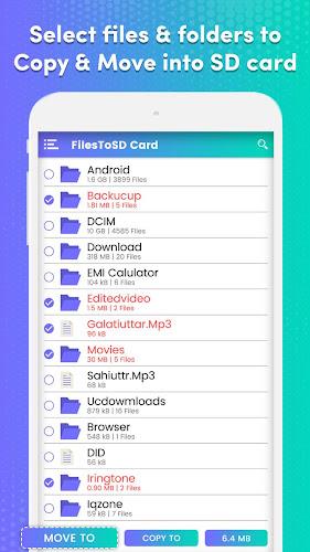 Transfer phone to SD Card – Fi Capture d'écran 1