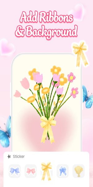 Blom: Flower Language Keyboard Captura de pantalla 1