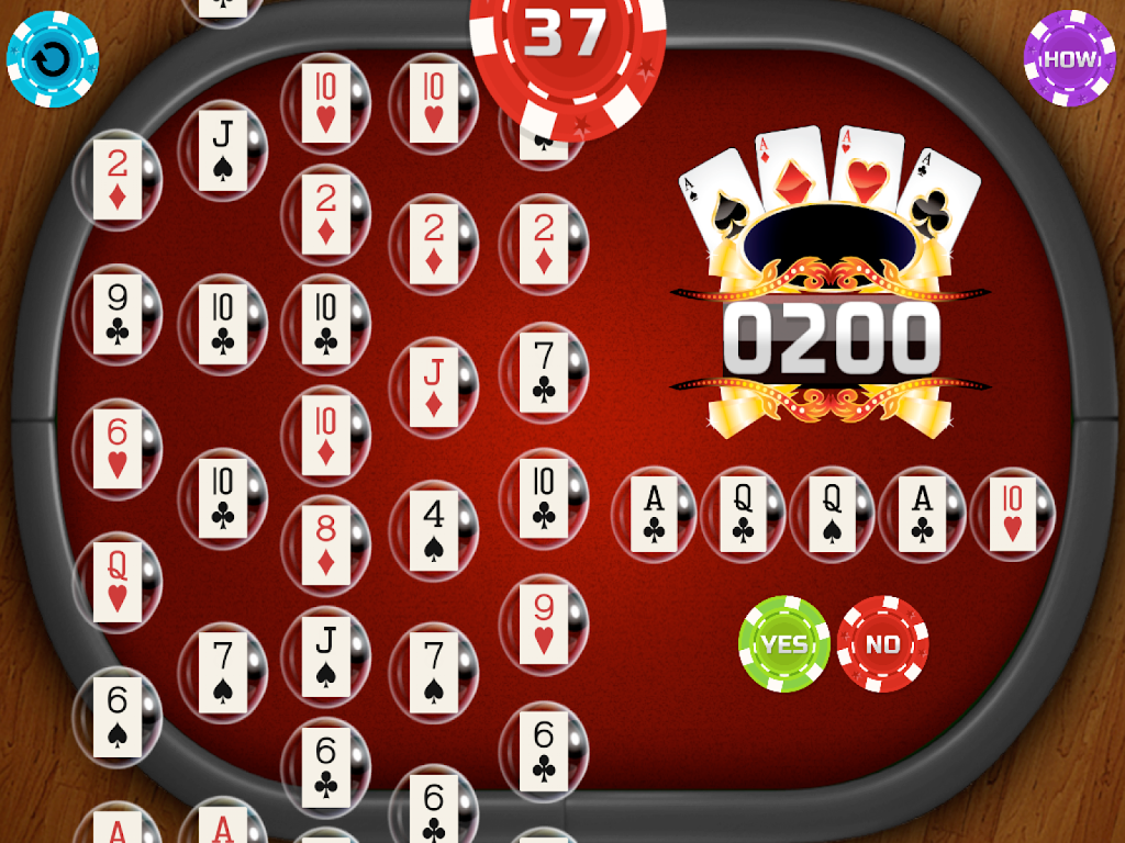 Bubble Pop Poker ภาพหน้าจอ 2