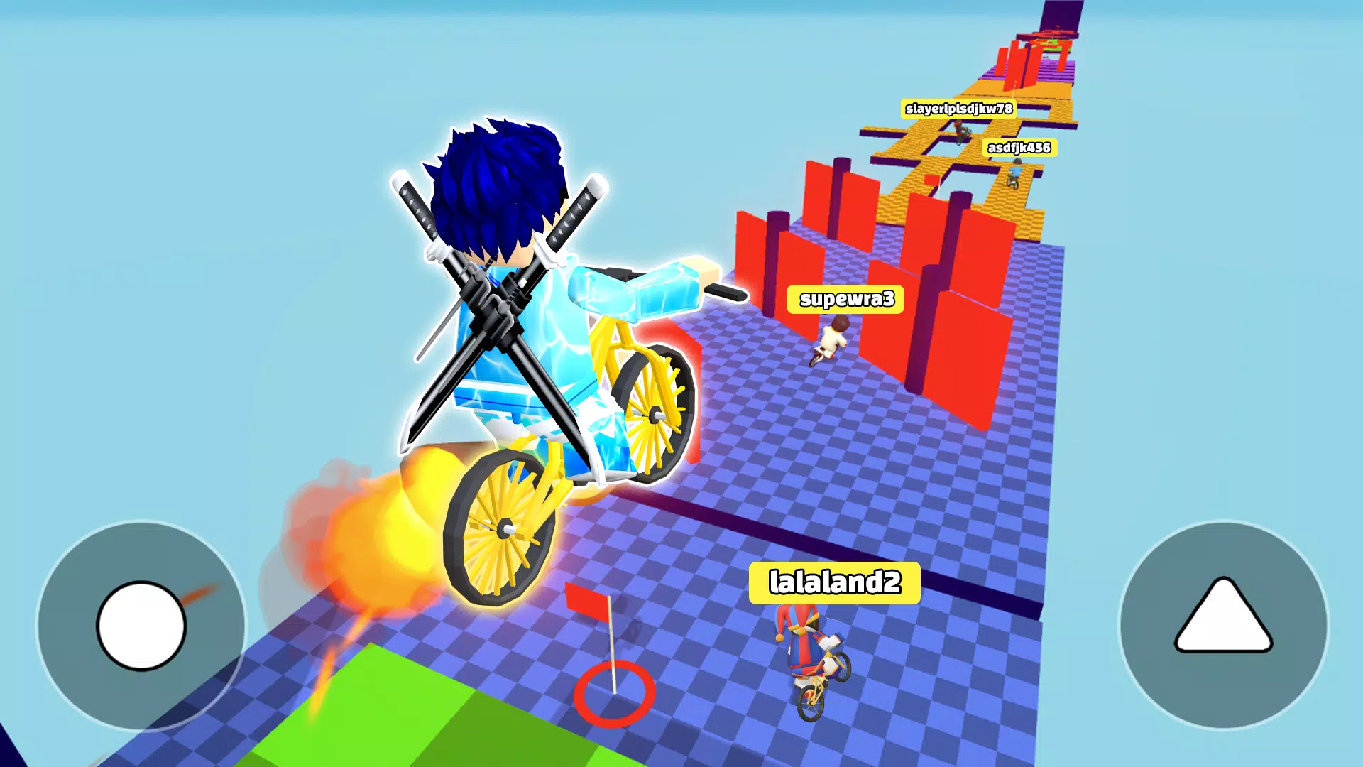 Bike Parkour: Obby Game Captura de tela 1