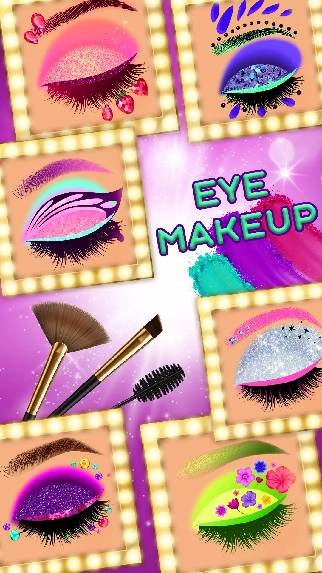 Eye makeup for girls Ekran Görüntüsü 0