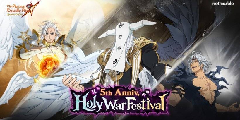 Acara Perang Holy Anniv 5 menandakan Seven Deadly Sins: Ulang Tahun Kelima Grand Cross