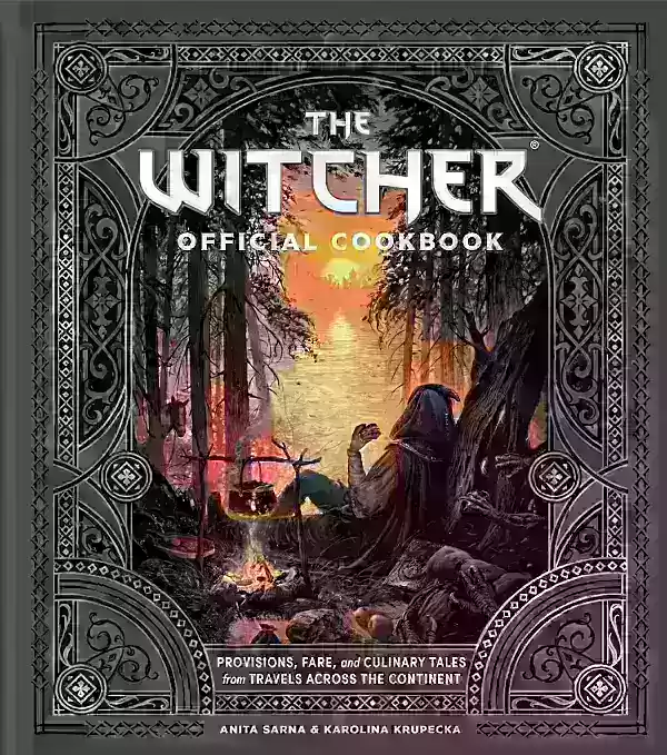 La copertina del libro di cucina ufficiale di Witcher