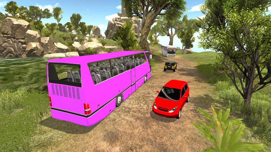 Offroad Bus Climb Hill Racing 螢幕截圖 2