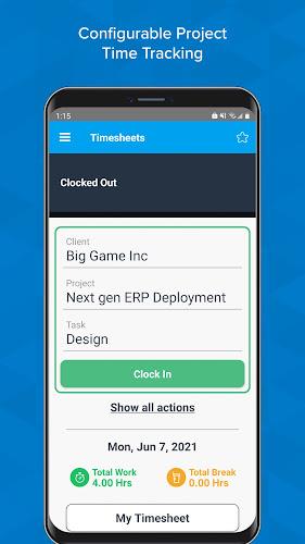 Schermata Timesheets - Time Tracking App 2