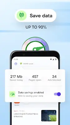 Opera Mini: Fast Web Browser Ekran Görüntüsü 3