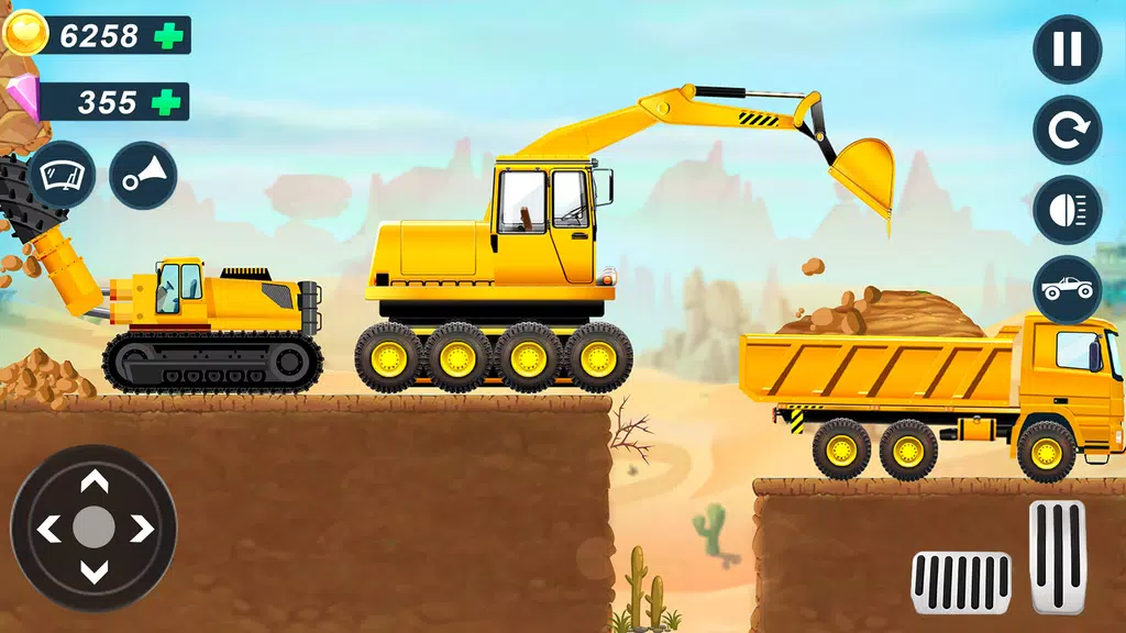 JCB Construction Truck Games Ekran Görüntüsü 1