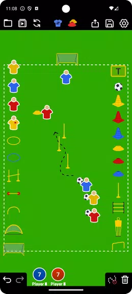 Coach Tactic Board: Soccer Screenshot 1