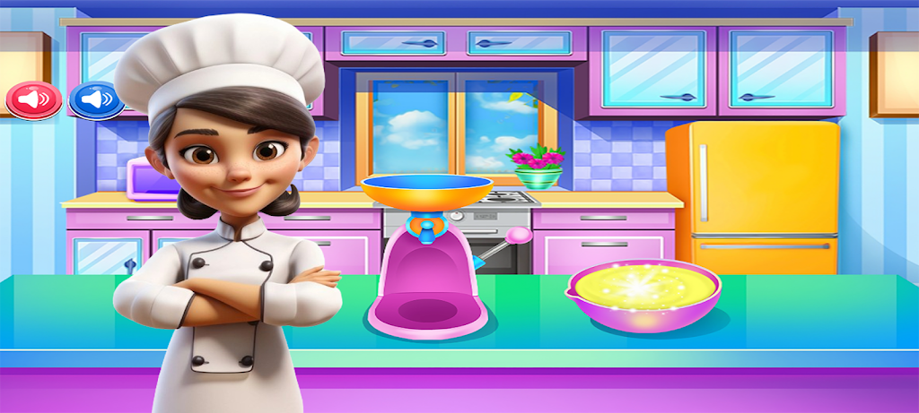 game cooking candy decoration Captura de pantalla 2