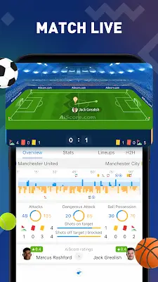 AiScore - Live Sports Scores Ekran Görüntüsü 1