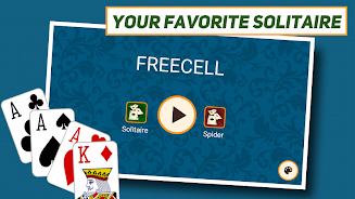 FreeCell Solitaire: Classic Ekran Görüntüsü 0