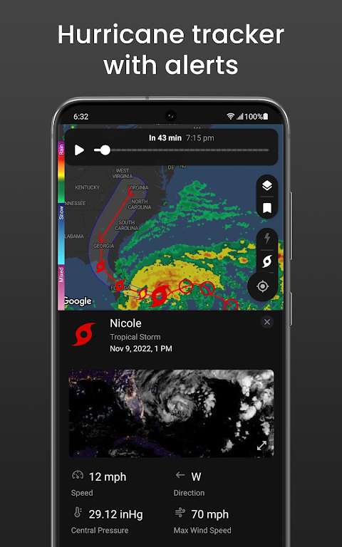 Clime: NOAA Weather Radar Live Capture d'écran 1