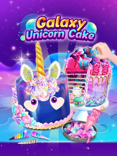 Galaxy Unicorn Cake Screenshot 3