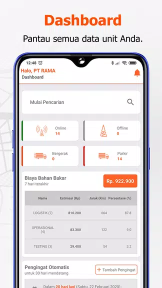 ORIN - GPS Tracking and Automa Tangkapan skrin 0