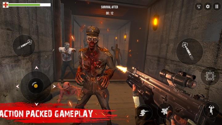 Sniper 3D Zombie: War Shooting Capture d'écran 1