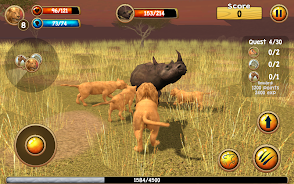 Schermata Wild Lion Simulator 3D 2