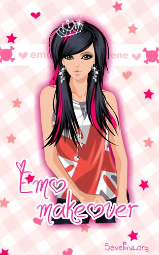 Emo dress up game স্ক্রিনশট 2