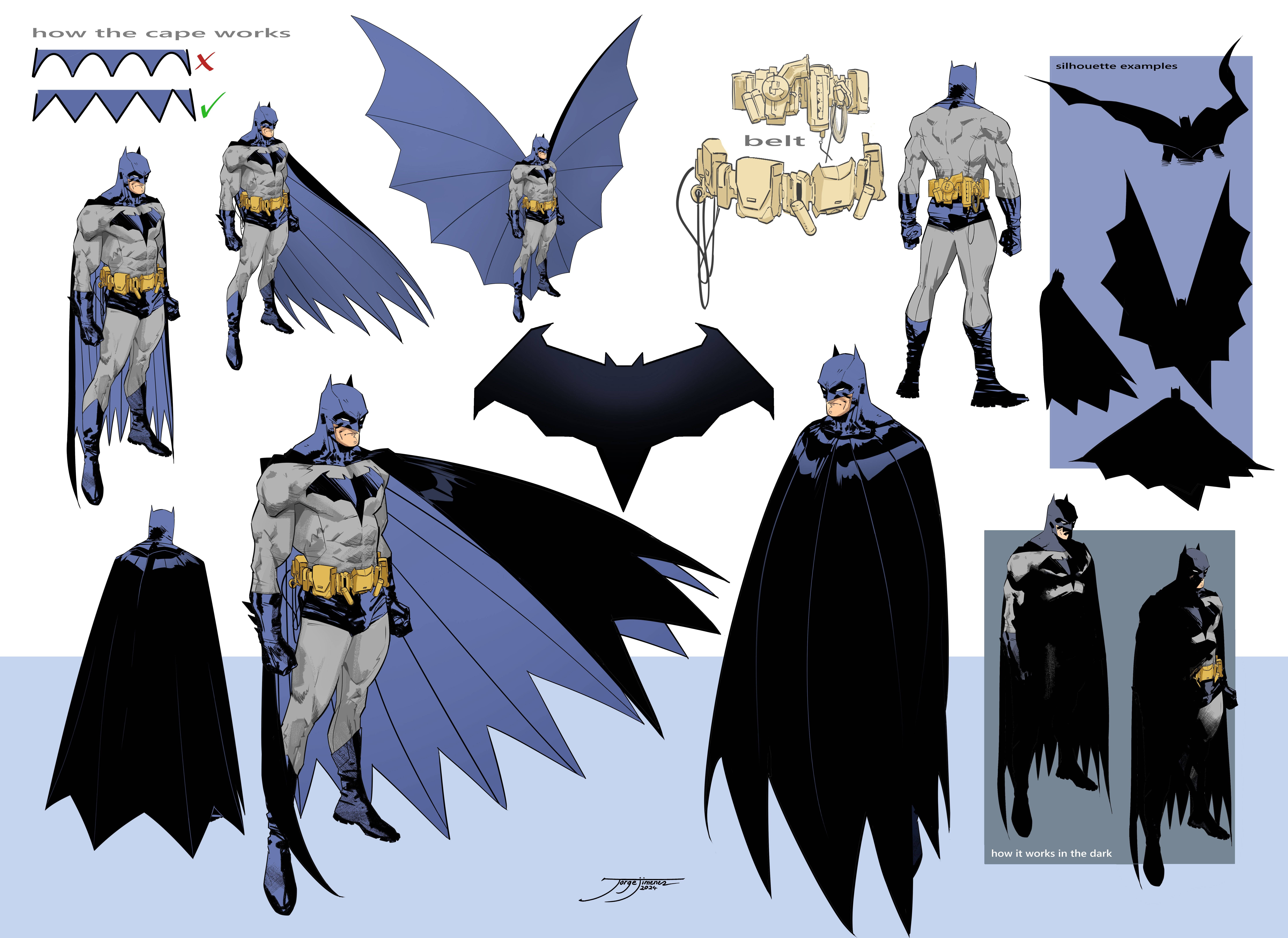 豪爾赫·希門尼斯（Jorge Jimenez）的新蝙蝠俠服裝（圖片來源：DC）