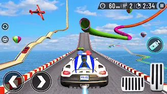 Car Games: Stunts Car Racing Captura de pantalla 1