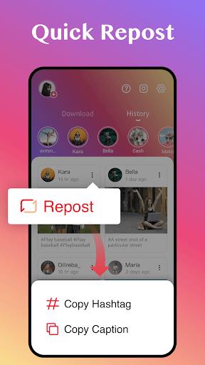Downloader for IG, Story Saver ဖန်သားပြင်ဓာတ်ပုံ 2
