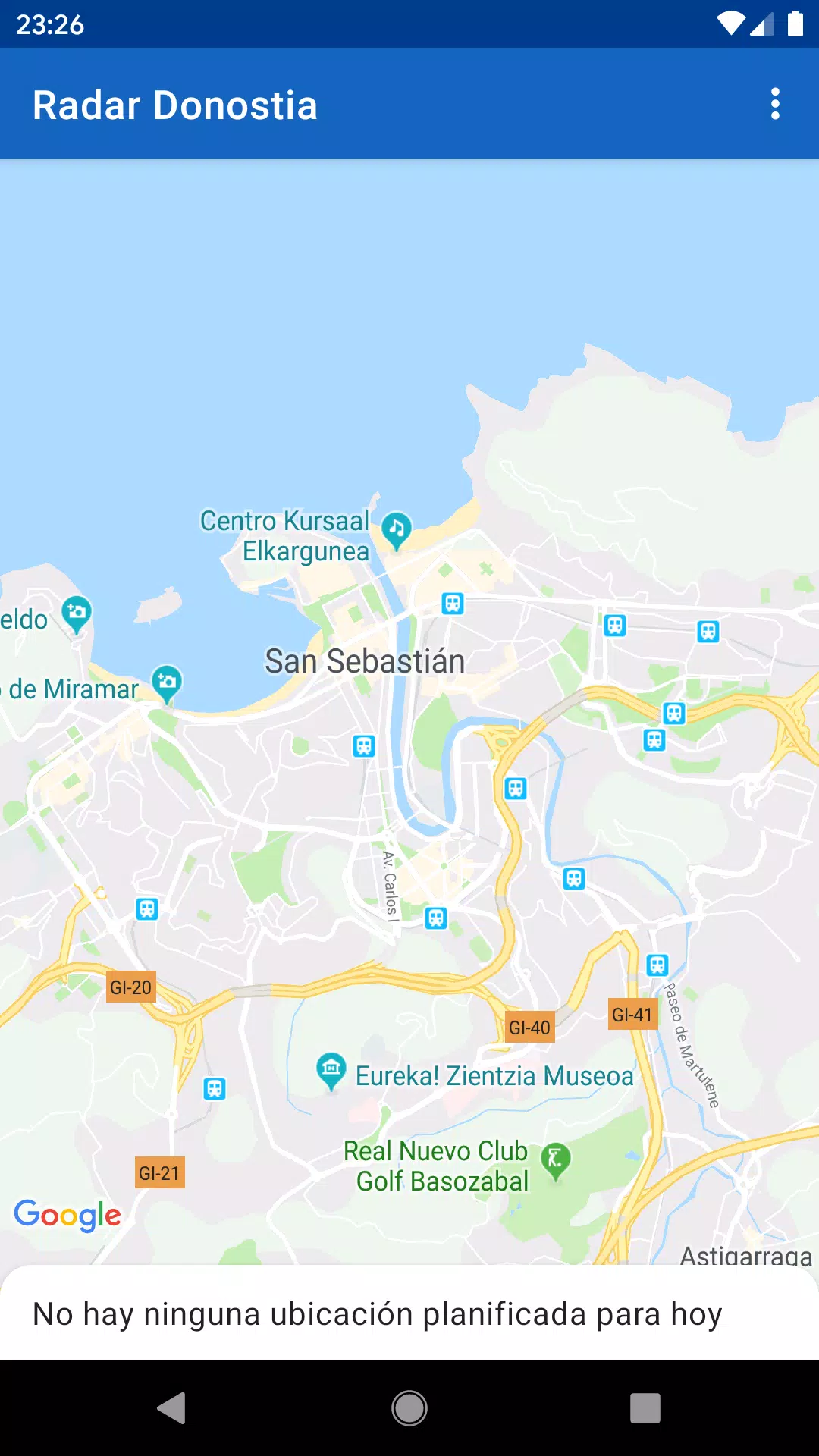 Radar Donostia Tangkapan skrin 1