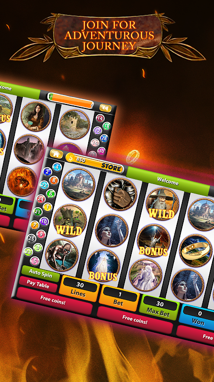 Lord of the Slots Casino Ring 螢幕截圖 1