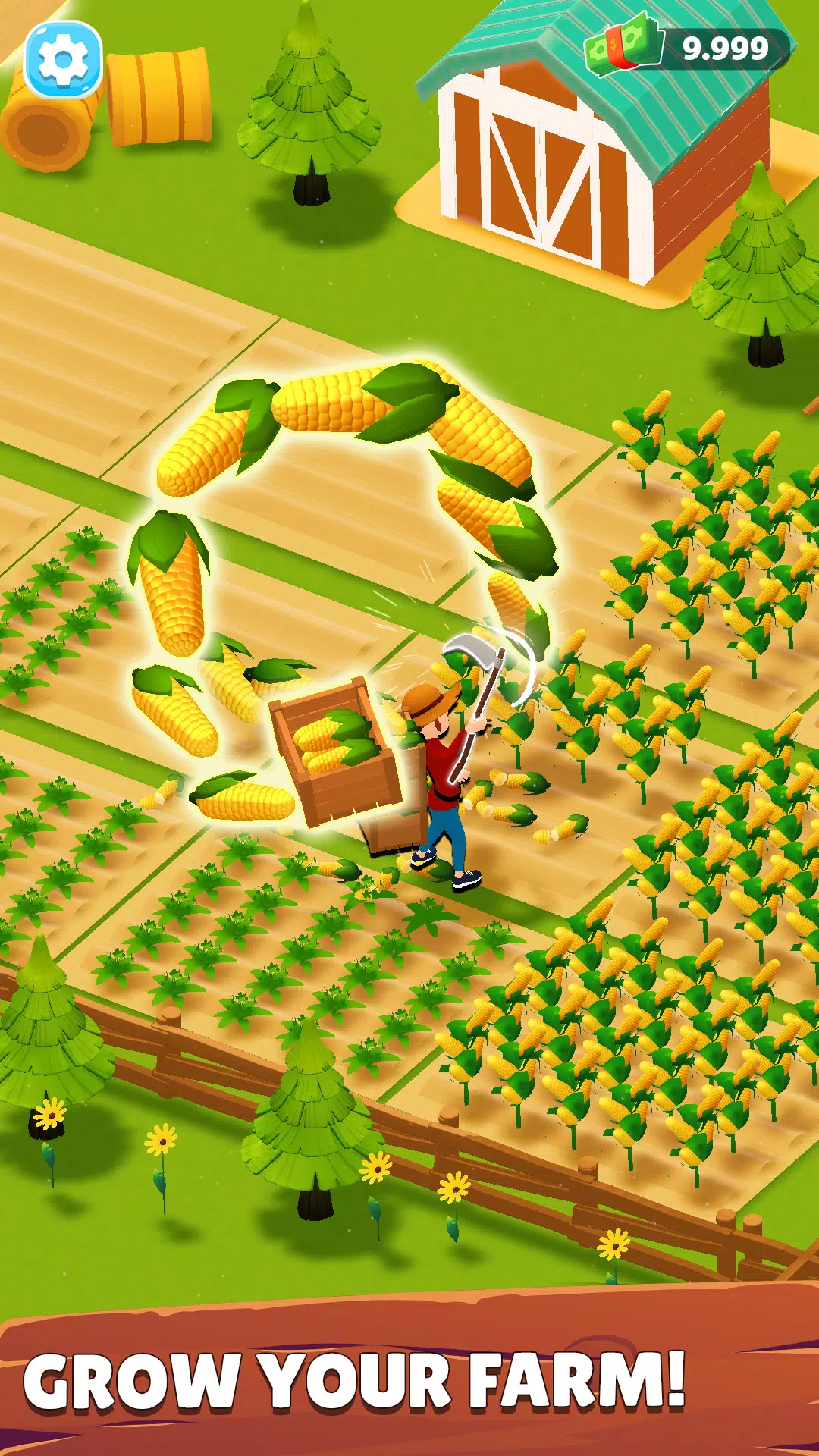 Crop to Craft - Idle Farm Game ဖန်သားပြင်ဓာတ်ပုံ 0