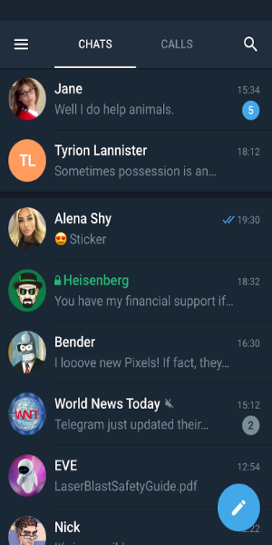 Telegram X Captura de pantalla 0