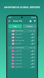 Simple VPN Pro Super Fast VPN ဖန်သားပြင်ဓာတ်ပုံ 3