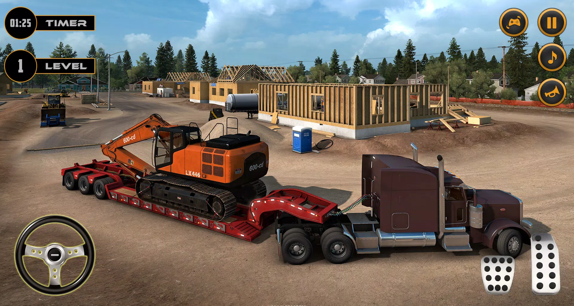 Real Excavator Simulator Games 螢幕截圖 1