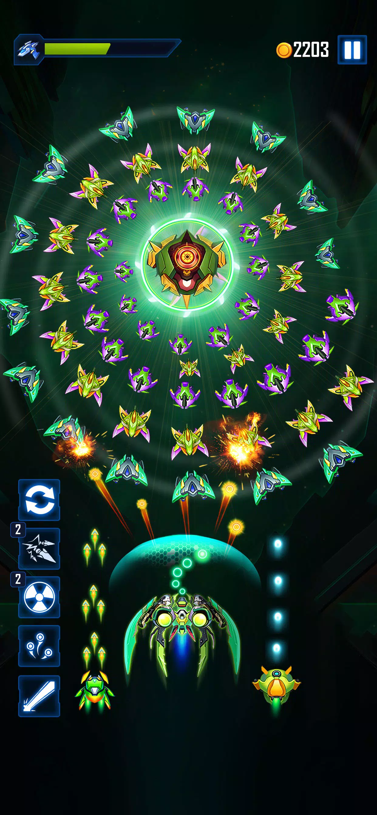 WindWings: Space Shooter Ảnh chụp màn hình 1