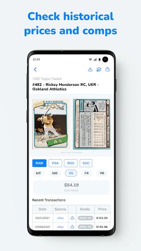 Schermata CollX: Sports Card Scanner 3