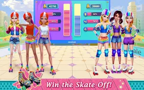 Roller Skating Girls Screenshot 0