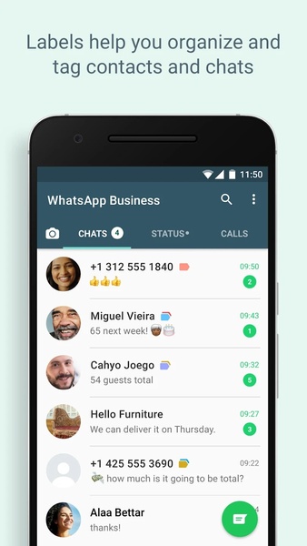 WhatsApp Business Zrzut ekranu 2