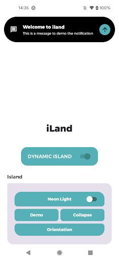 Dynamic notch iOS 16 - iLand 스크린샷 1