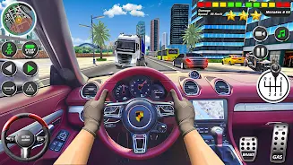 City Driving School Car Games ဖန်သားပြင်ဓာတ်ပုံ 2