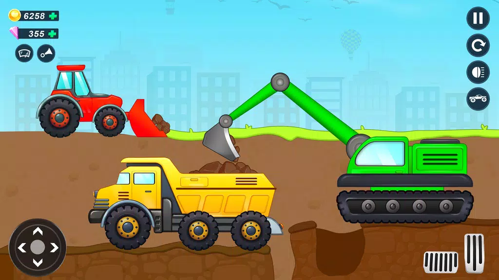 JCB Construction Truck Games Ekran Görüntüsü 0