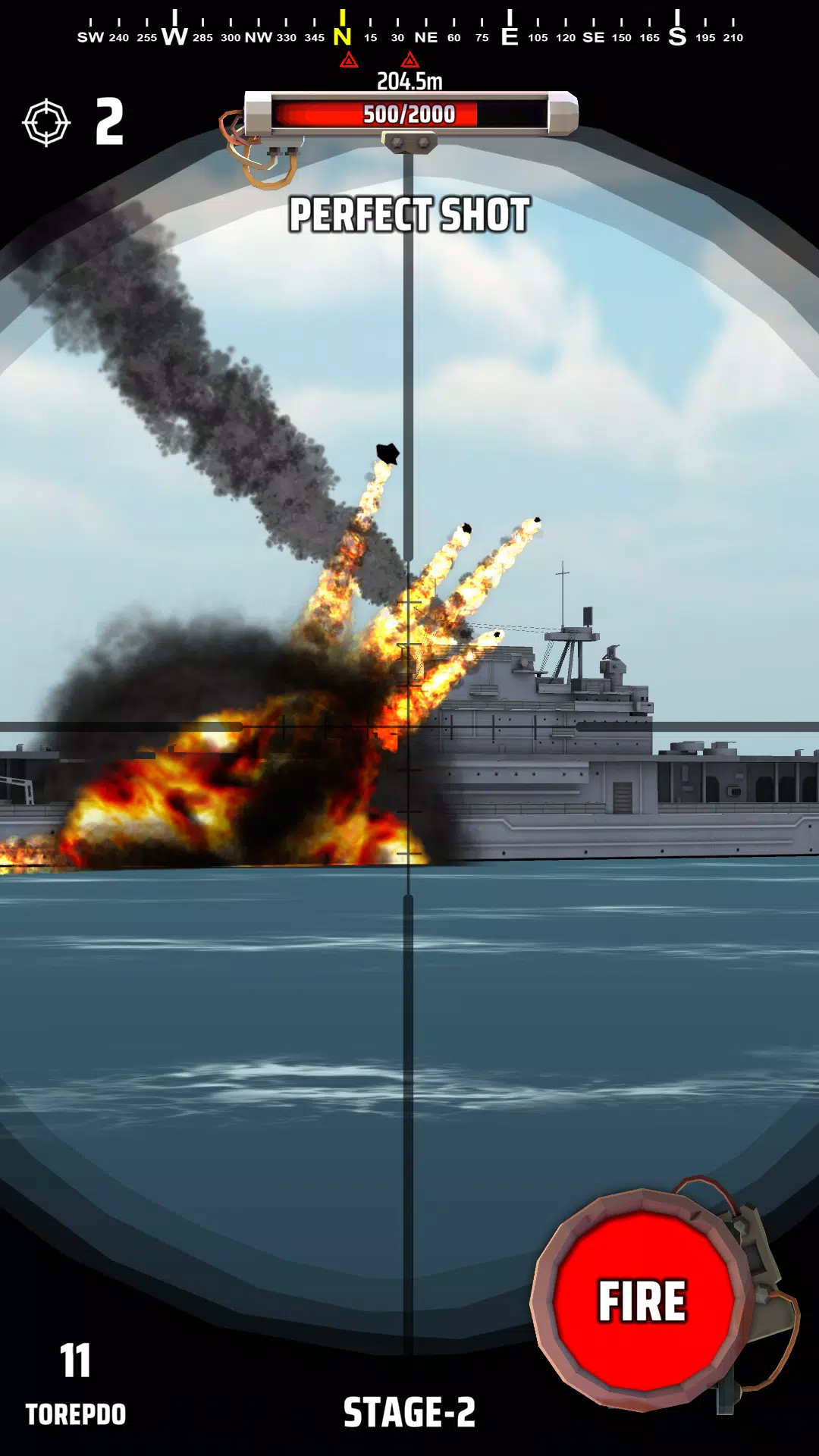 Attack on Ship ဖန်သားပြင်ဓာတ်ပုံ 3