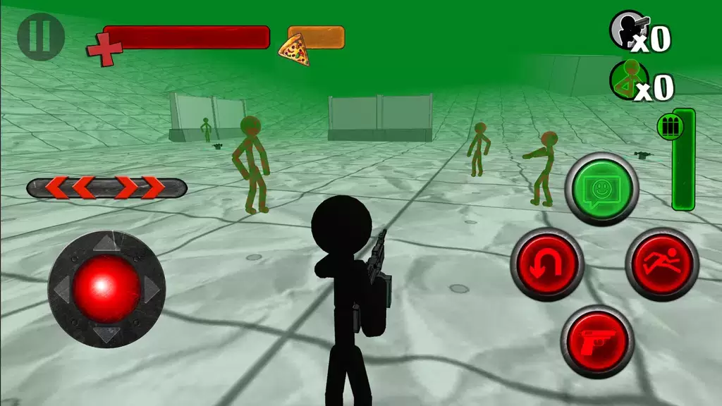 Stickman Zombie 3D 스크린샷 0