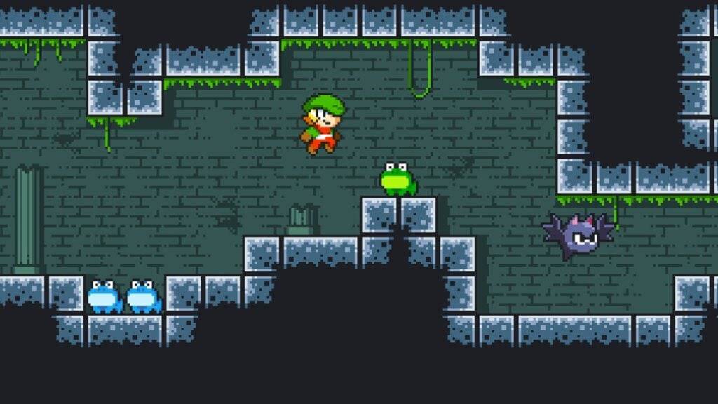 Mini Metroidvania clássico retorna com minúsculos remake de masmorras perigosas!