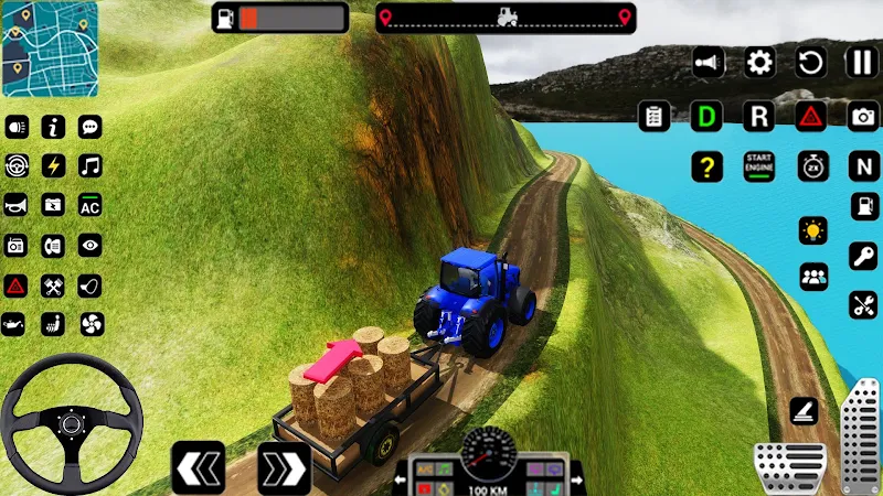 Tractor Trolly Driving Games ဖန်သားပြင်ဓာတ်ပုံ 2