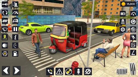 TukTuk Auto Rickshaw:City Taxi Screenshot 1