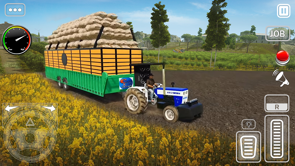 Farmer Tractor Driving Games ภาพหน้าจอ 3