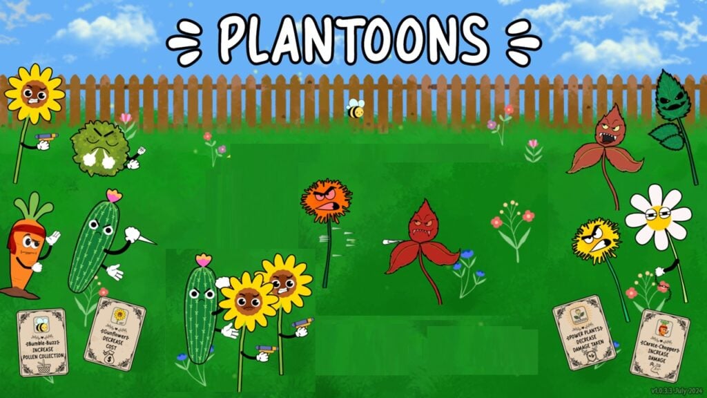 Plantoons: les plantes combattent les mauvaises herbes, pas les zombies!