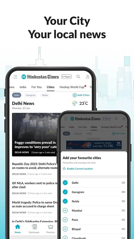 Hindustan Times: Daily News Скриншот 1